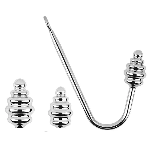 Hook Ribbed Anal GreatBenefit 8826 Set Screw-in 0224